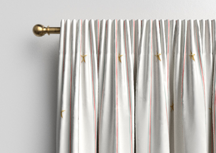 Merrily, Merry Stripy Fairground - Made to Measure Curtains - Image 9